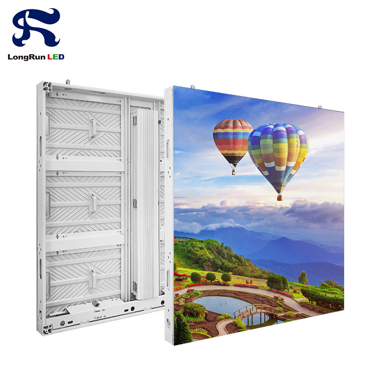 Outdoor Full Color LED Video Wall Cabinet High Resolution LED Large Screen Display